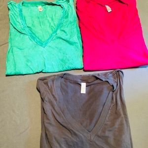 American Apparel deep V The Summer Shirt